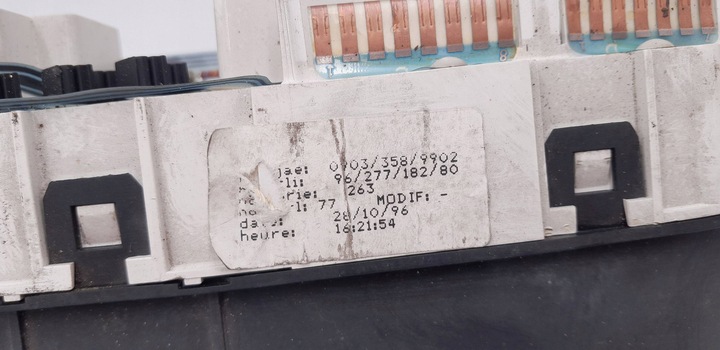 фото №10, Peugeot 306 1994 спідометр  / спідометр 9627718280