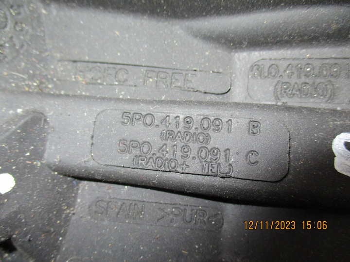 фото №12, Seat altea-kierownica багатофункціональний шкіра 5p0419091b