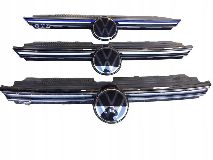 фото №1, Vw golf 8 решётка радиатора led 5h0853651s