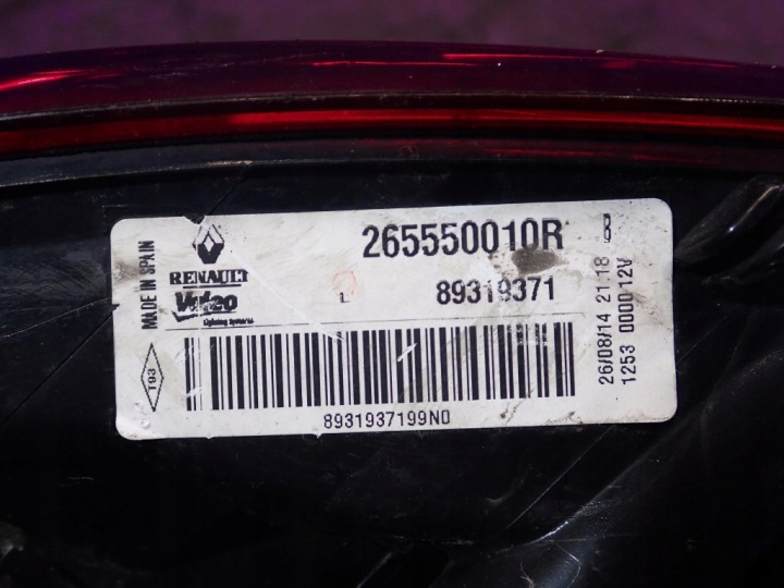 фото №9, Renault megane iii універсал 08-14 фара зад ліва 265550010r