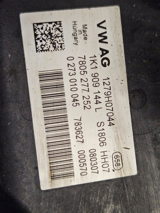 фото №5, Рульове управління оригінал vw audi 1k1423055cg 1k1909144l ідеал