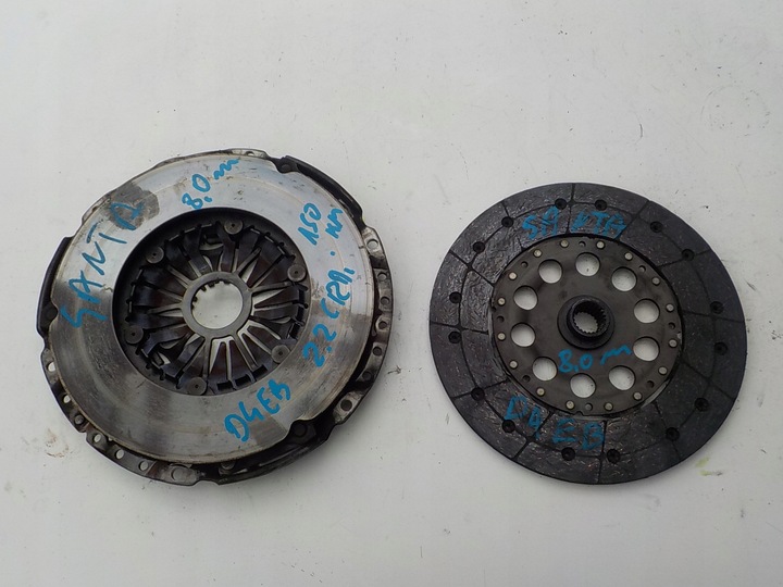 фото №1, Hyundai santa fe ii 07r 2.2 crdi 150km d4eb зчеплення притиск + диск