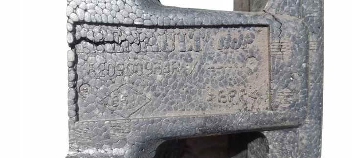 фото №14, Dacia доккер 12- абсорбер бампера перед 620900954r