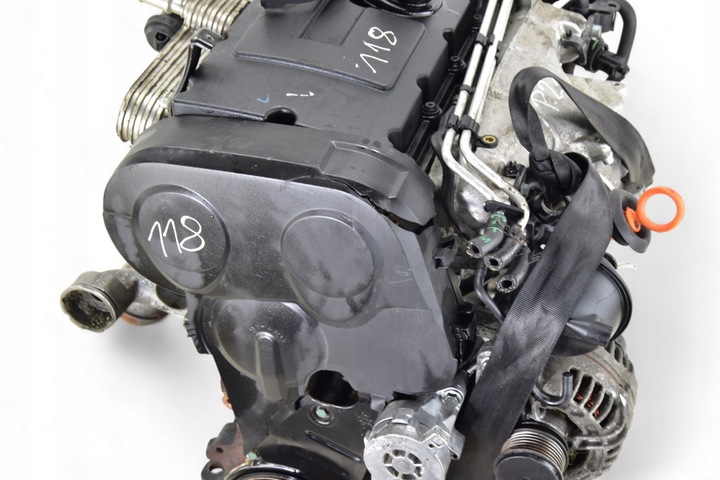 фото №12, Двигатель touran audi a3 8p toledo iii golf v 2.0 tdi 140km bkd kompresja