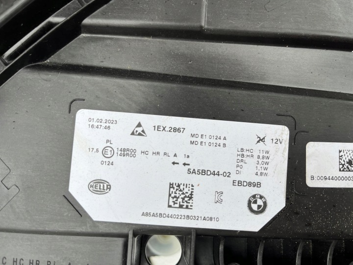 фото №7, Фара права bmw x1 u11 led 5a5bd44-02