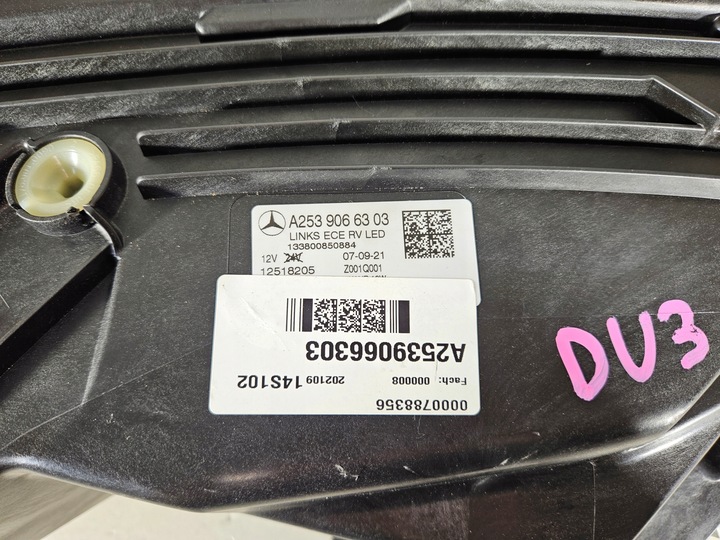 фото №13, Mercedes glc w253 рестайлинг полный led лампа левая перед