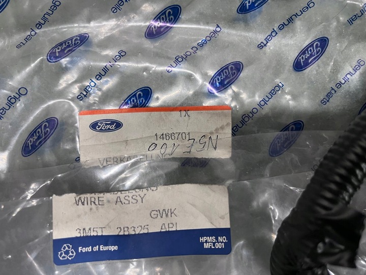 фото №6, 1466701przewód, abs, zwora, зад, сторона правая 3m5t-2b325-apl