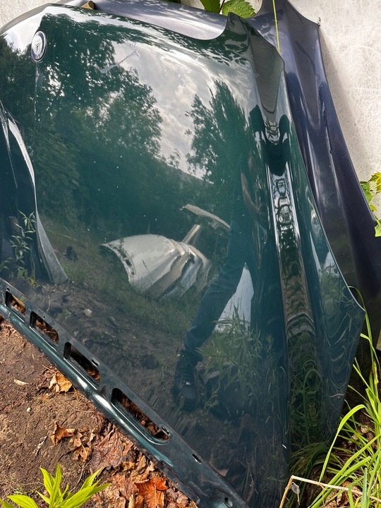 фото №5, Mercedes b класс w245 капот крышка двигателя крышка зелёная лак 801