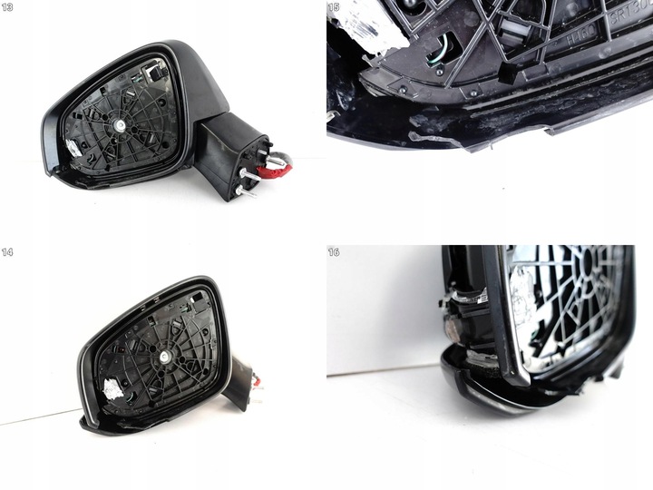 фото №11, Toyota rav4 v 5 19- зеркало левая камера 16pin eu повреждённые