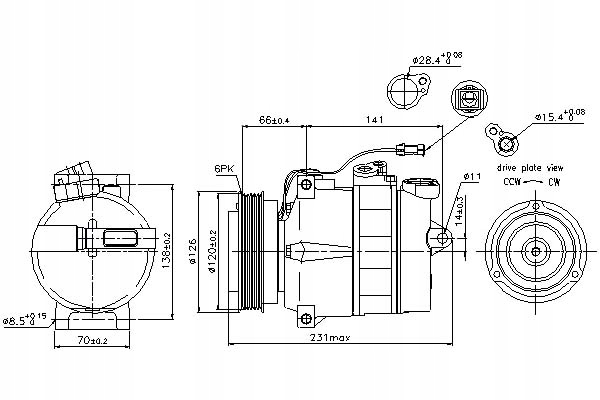 фото №13, Nissens 89054 компресор, кондиціонер 89054 nis 89054