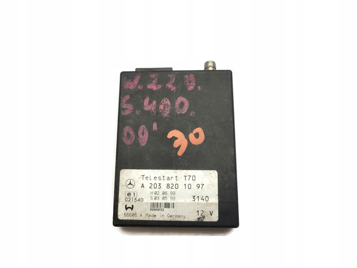 фото №1, Mercedes модуль блок керування telestart a2038201097