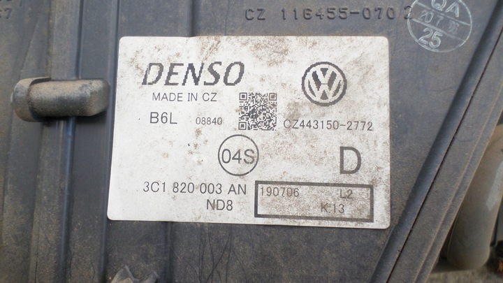 фото №6, Vw passat b6 отопитель европа 3c1820003an