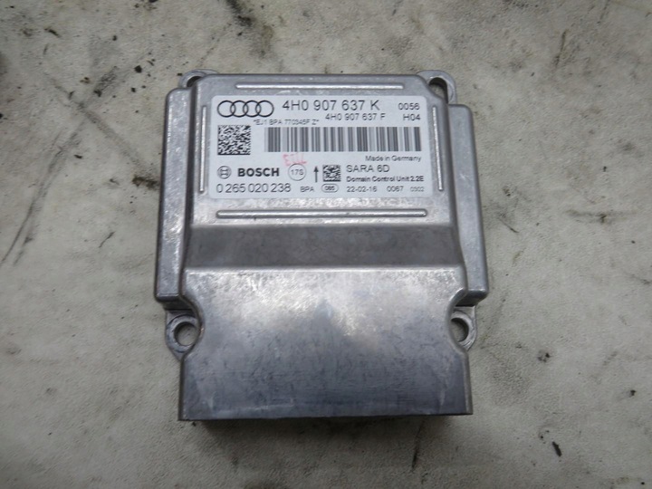 фото №1, Датчик подушок подушка безпеки ok! audi a8 d4 4h0907637k