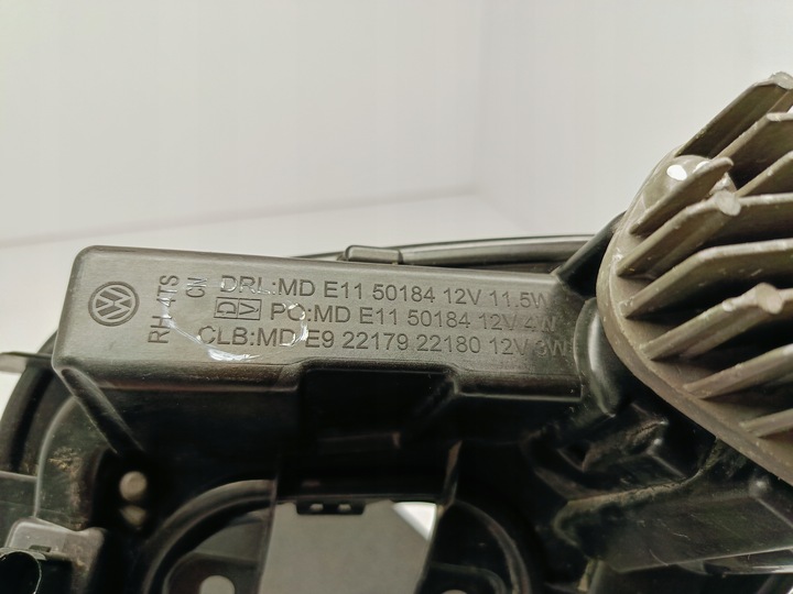 фото №13, Vw passat b8 рестайлінг 19- галоген drl праві лампа права світло led 3gd941056a