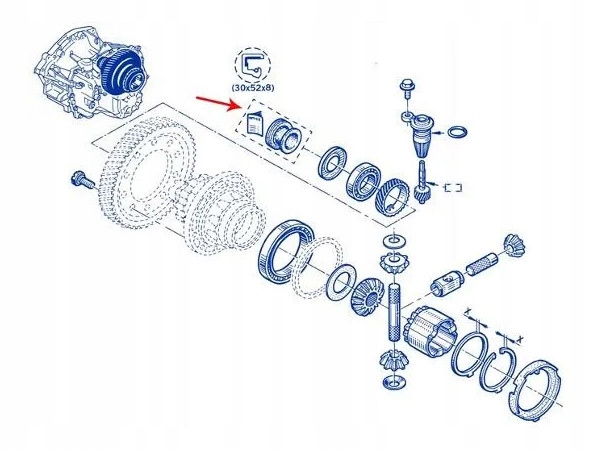 фото №4, Сальник полуось правые вала renault master ii trafic ii laguna i ii