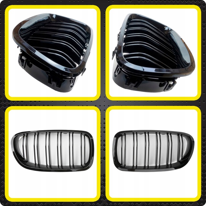 фото №10, Решётки радиатора решётка решётка радиатора чёрный блеск do bmw f10 f11 m5 тень line sedan универсал