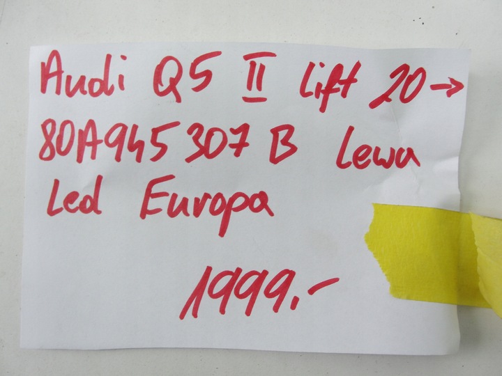 фото №7, Лампа зад ліва audi q5 ii рестайлінг 2020- led 80a945307b