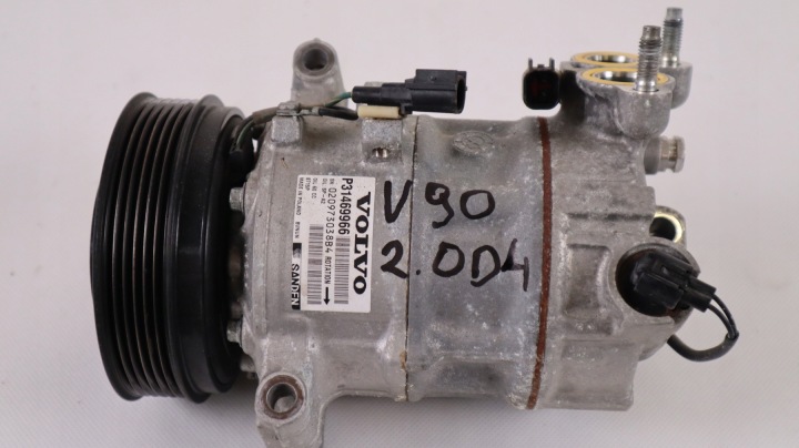 фото №6, Volvo v90 2.0 d4 компресор кондиціонера 31469966