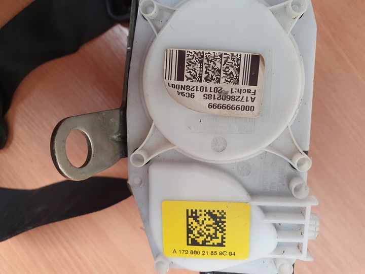 фото №5, Pas безопасности правый mercedes slk r172 11-16r slc slk