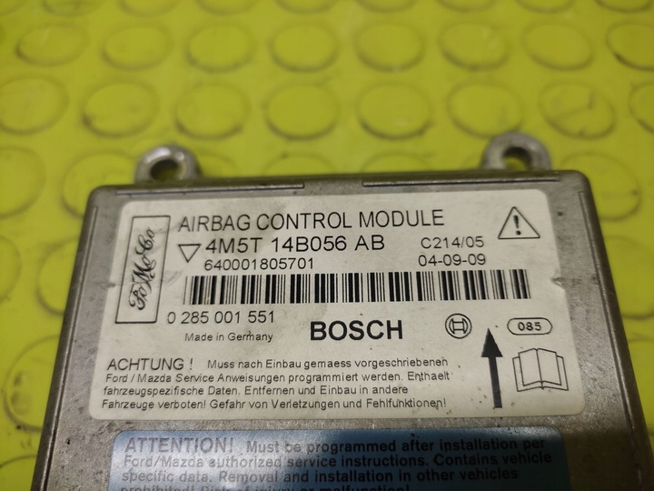 фото №3, Ford c-max датчик air bag 4m5t14b056ab