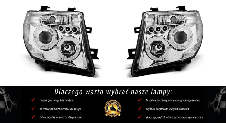 фото №2, Лампы do nissan navara d40 pathfinder 05- хром