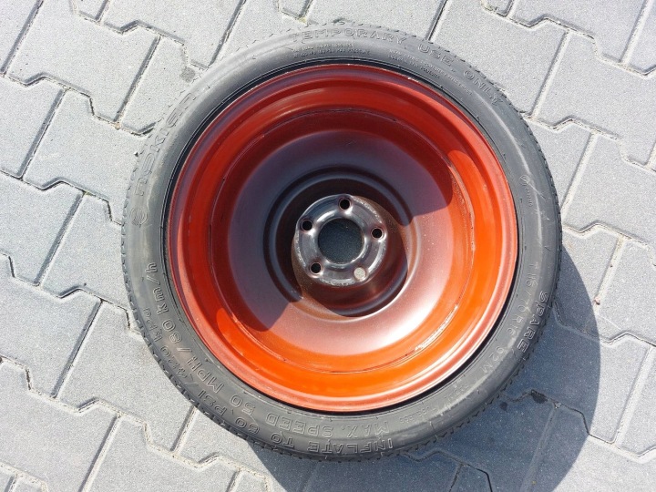 фото №9, Докаточное колесо (докатка) 115/70r16 4x16 et 43 5x110 65.1 fi nokian spare 2000r