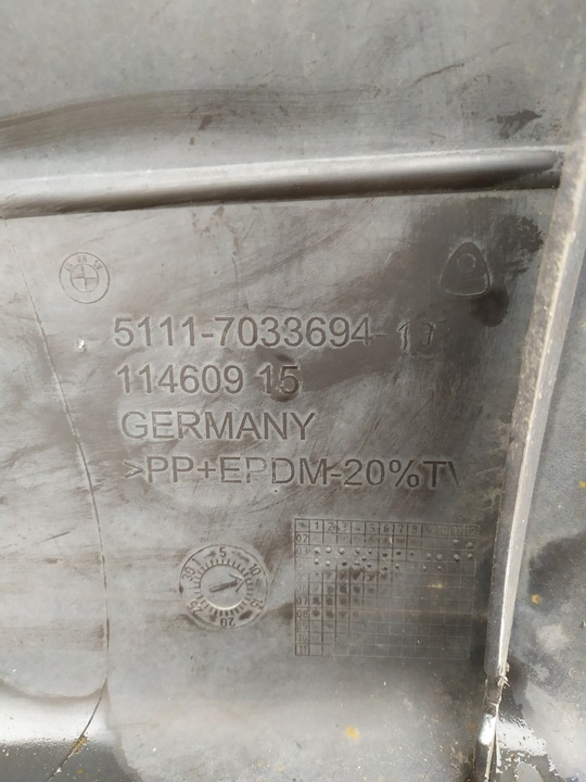 фото №12, Bmw 5 e60 e61 03-07 бампер перед 51117033694