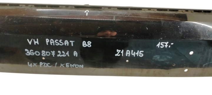 фото №10, Vw passat b8 14-19 бампер передний перед 4xpdc 3g0807221a