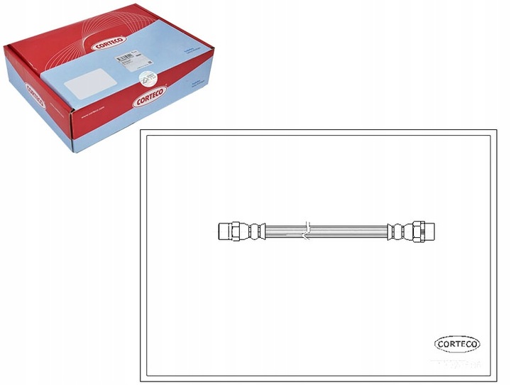 фото №1, Шланг гальмівний [corteco]