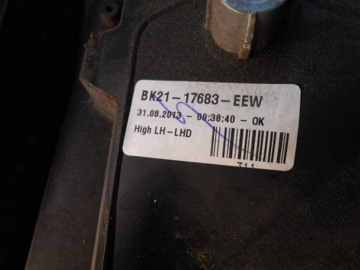 фото №13, Ford transit зеркало левое 8pin eu bk21-17683-eew