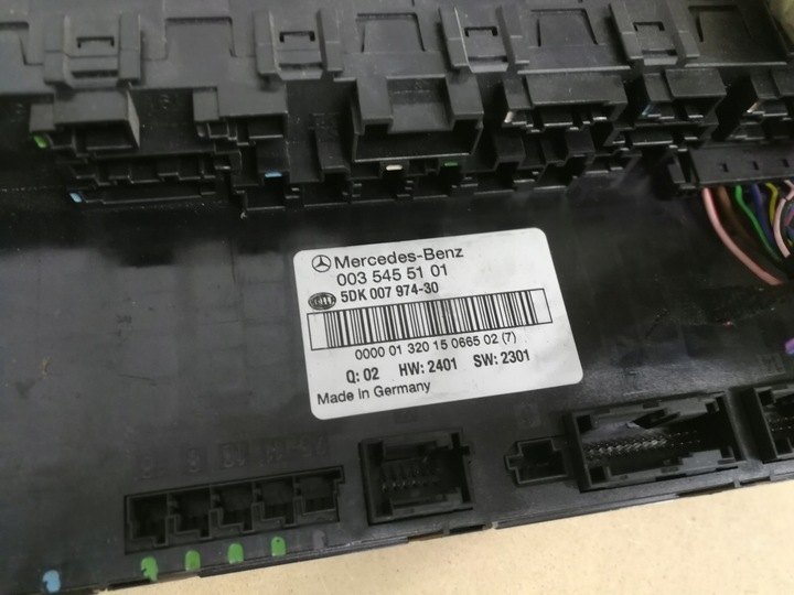 фото №2, Mercedes w203 модуль sam зад 0035455101