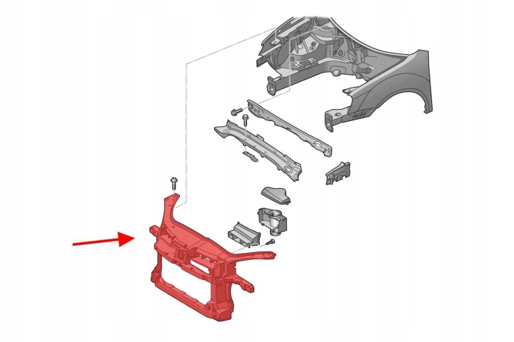 фото №11, Передняя панель 1k0805588g vw jetta v 2005-2010