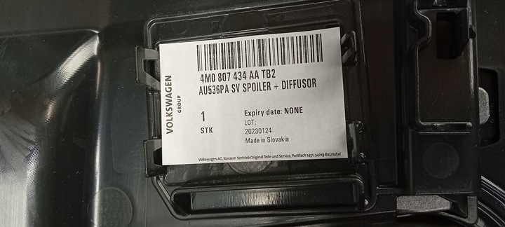 фото №12, Audi q7 ii спойлер заднего бампера оригинальный номер 4m0807434aa tb2