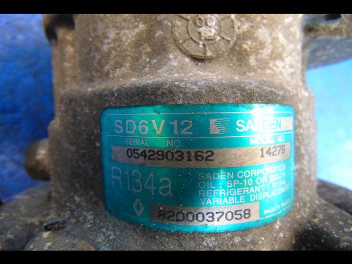 фото №8, Renault clio ii 1.2 16v компрессор кондиционера 8200037058