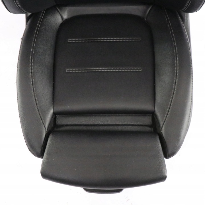 фото №11, Mercedes c118 w177 сидіння праві перед шкіра матеріал напівшкіра чорний