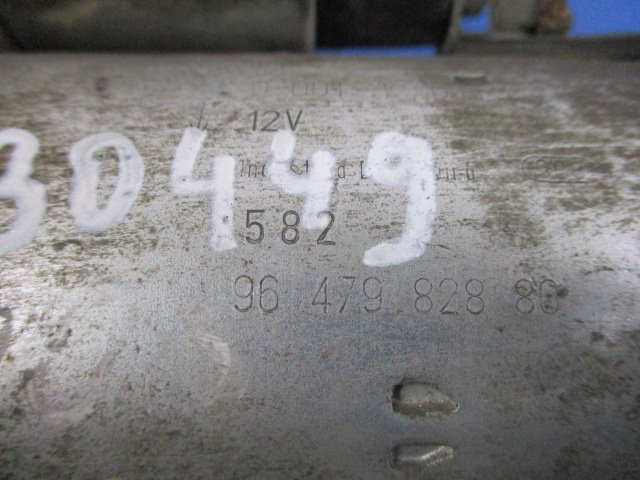 фото №6, Citroen xsara 1.6 стартер 9647982880 протестований