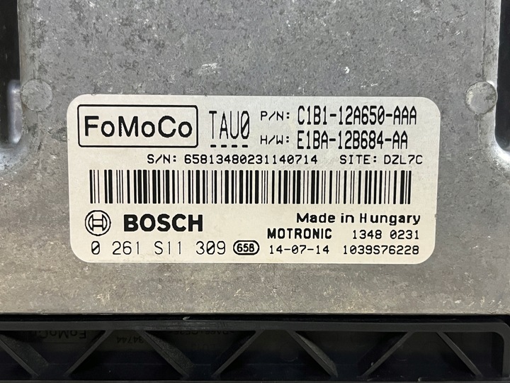 фото №5, Ford fiesta mk7 1.0 eco c1b1-12a650-aaa 0261s11309