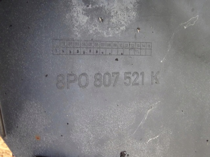 фото №13, Audi a3 8p рестайлинг спойлер накладка диффузор бампера зад s-line 8p0807521k