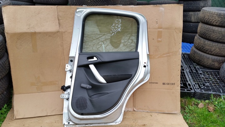 фото №6, Дверь правый зад citroen c3 ii ezr 10r