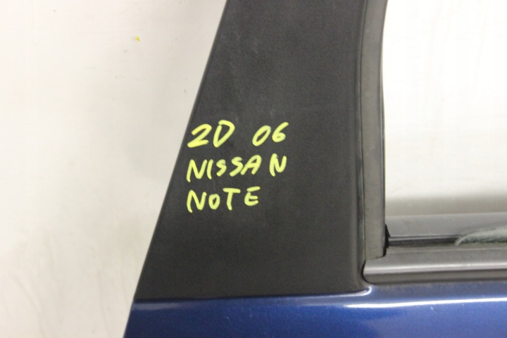 фото №12, Правая дверь правое зад nissan note e11 2006- bw9