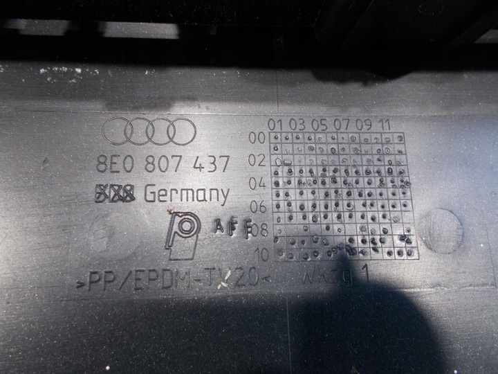 фото №11, Audi a4 b6 00-04 "малиш" бампер переднє org !!! 8e0807437
