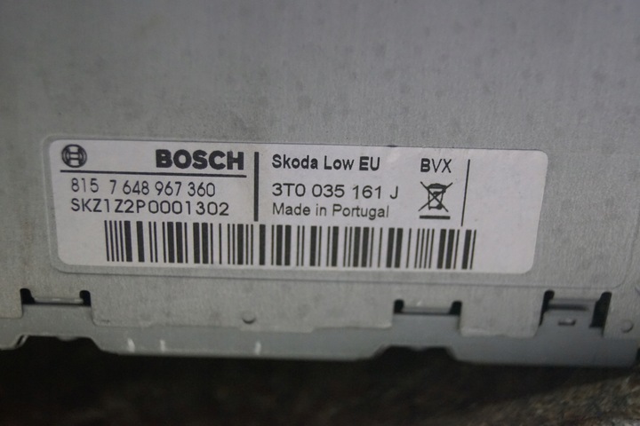 фото №15, Радио cd skoda superb ii рестайлинг 3t0035161j