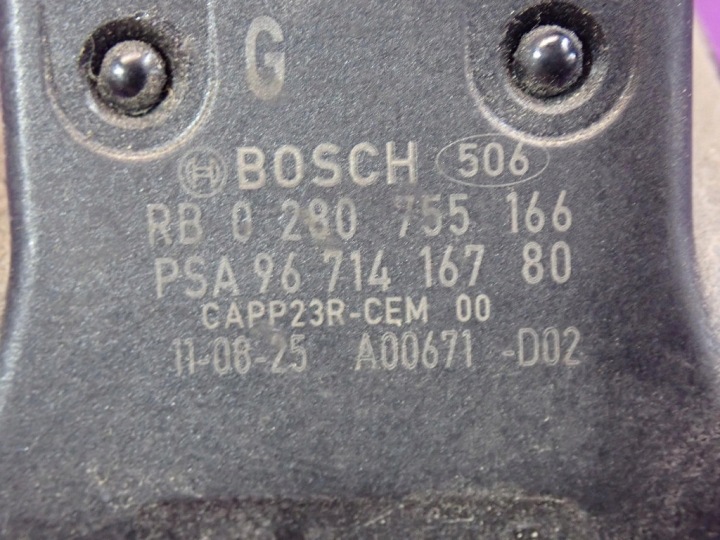 фото №7, Peugeot partner ii 1.6 hdi потенціометр газу 96714167 9671416780 6 pin