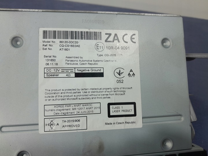 фото №5, Toyota yaris iii рестайлинг 17- радио заводские cd aux usb 86120-0dc20