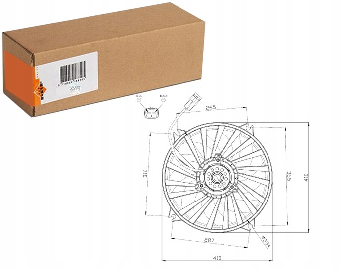 фото №1, Вентилятор радиатор ds ds 4 ds 5 citroen berlingo berlingo