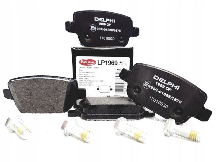 фото №4, Delphi тормозные колодки тормозные зад lp1969 lp1969