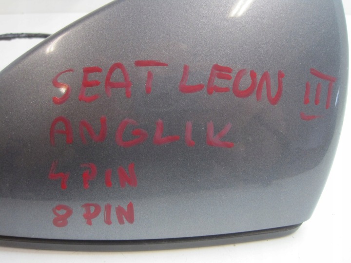 фото №11, Дзеркало ліве зовнішні seat leon iii 12pin uk