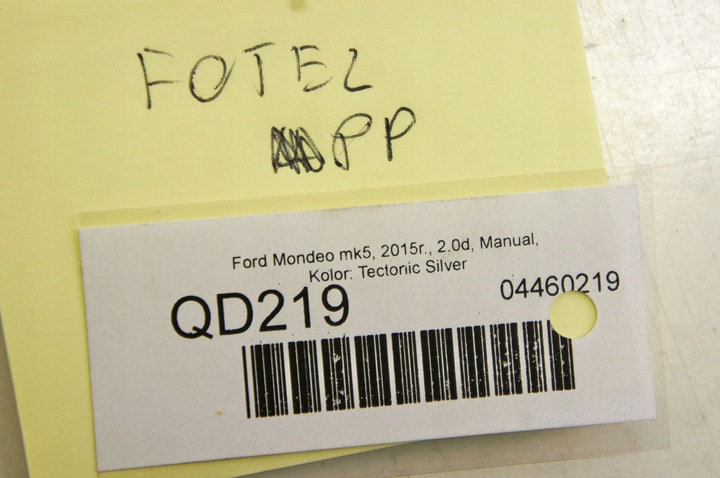 фото №8, Qd219 ford mondeo mk5 сиденье правые перед