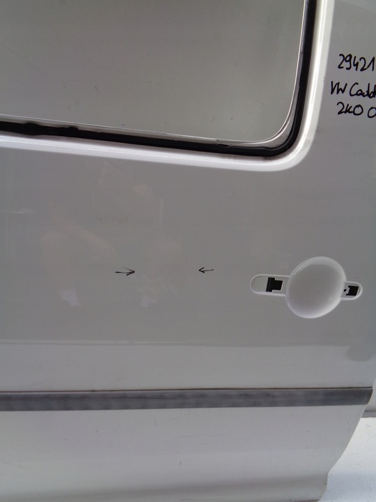 фото №2, Двері праві задні зсувні vw caddy 2k 03- довгий