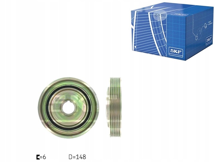 фото №1, Skf vkm 93325 колесо пасове, wał колінчастий